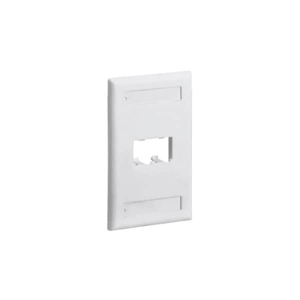 Panduit 2-PORT FLUSH MOUNT UNLOADED, SINGLE GANG MINI-COM CLASSIC CFPL2WHY - main